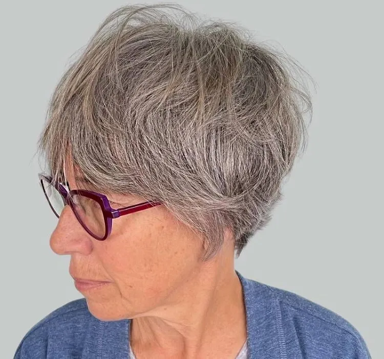 pixie cuts for over 60 with glasses bixie haircuts for women over 60