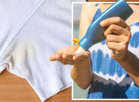 prevent sunscreen stains on clothes how to remove yellow sunscreen stains from white clothes