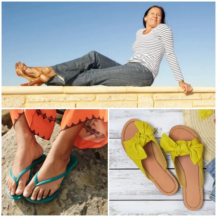 sandals for women over 60 that you should avoid