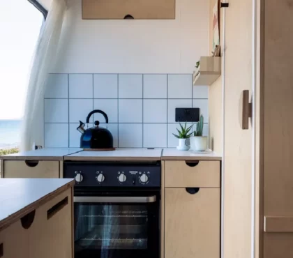 simple small camper kitchen design ideas worktop space mini oven