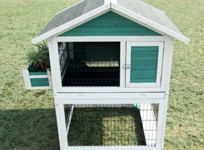 simply easy diy rabbit hutch