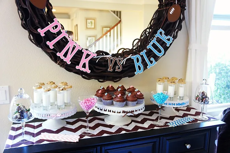 summer themed gender reveal what kind of gifts guests to bring