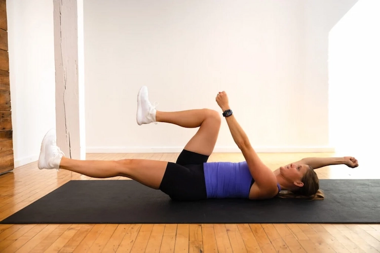 the dead bug exercise is very effective for abdominal muscles