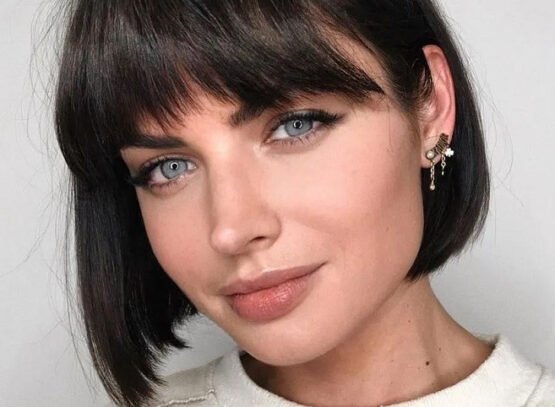 trending micro bob with bangs hairstyles 2023