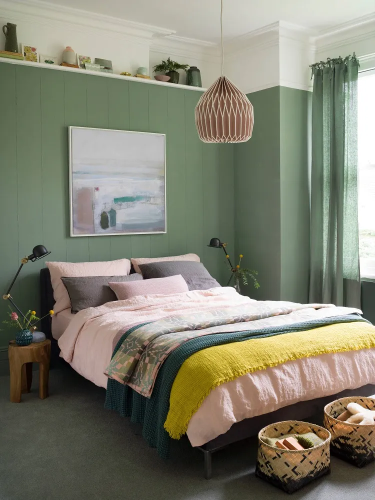 trendy bedroom decor 2023 sage green bedroom design ideas