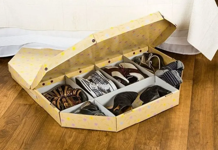 underbed shoe storage ideas in sistainable way