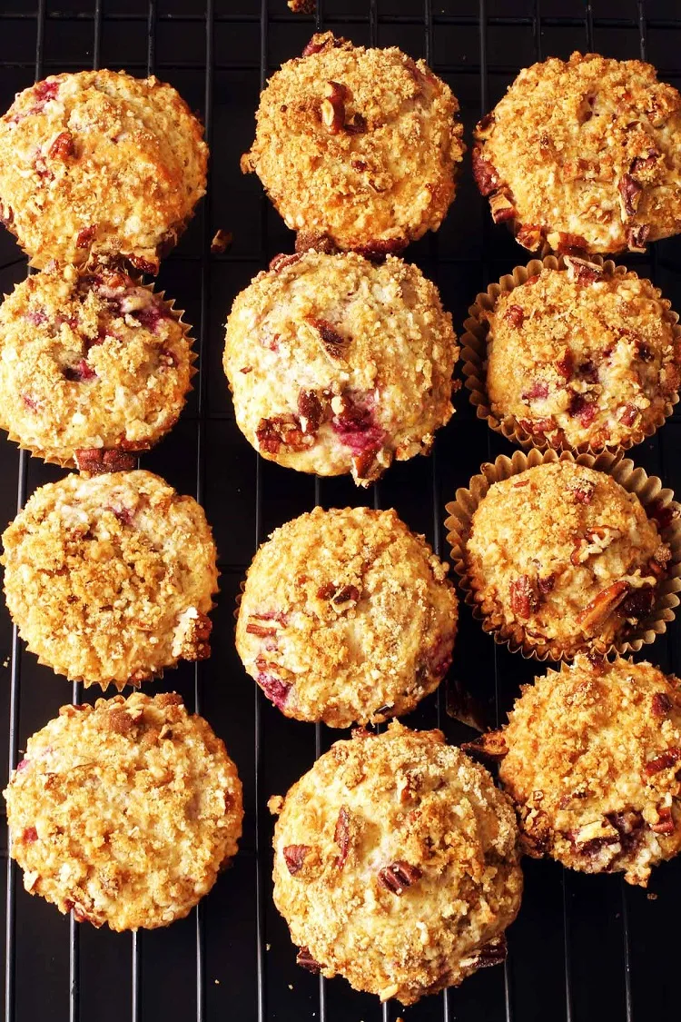 vegan raspberry muffins batch easy recipe on a budget