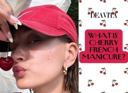 what is cherry french manicure hailey bieber glazed donut nails