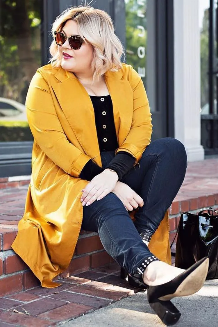 2023 plus size fall outfits choose flattering cuts to complement your curves