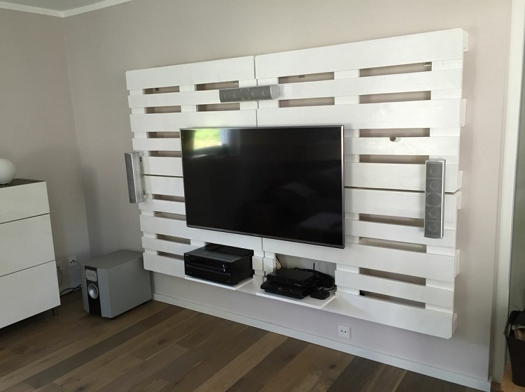 diy pallet tv stand ideas color with paint