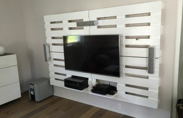 diy pallet tv stand ideas color with paint