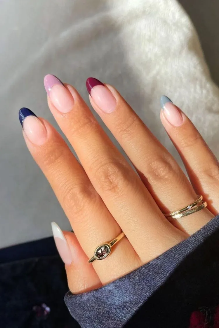 fall french manicure trends colors design ideas