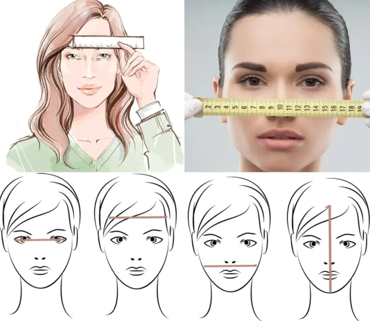 how to measure and determine your face shape properly