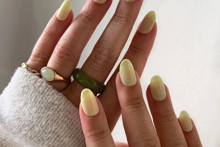 limoncello spritz nails try the new nail trend for summer 2023!