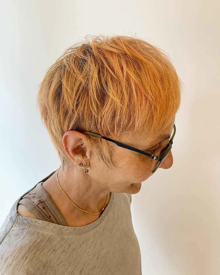 low maintenance hairstyles for women over 60 long pixie cut