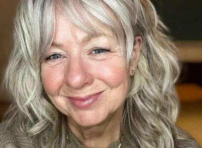 medium length bangs hairstyles for women over 60