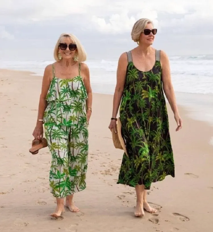 what are the trendy sundresses for women over 60