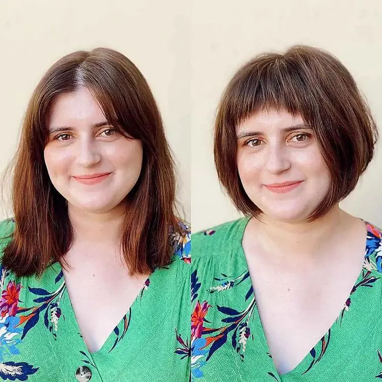 what is the best haircut for double chin bob cut