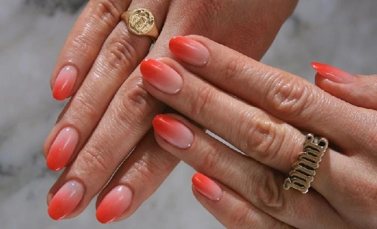 aperol spritz nails for late summer late summer nails 2023