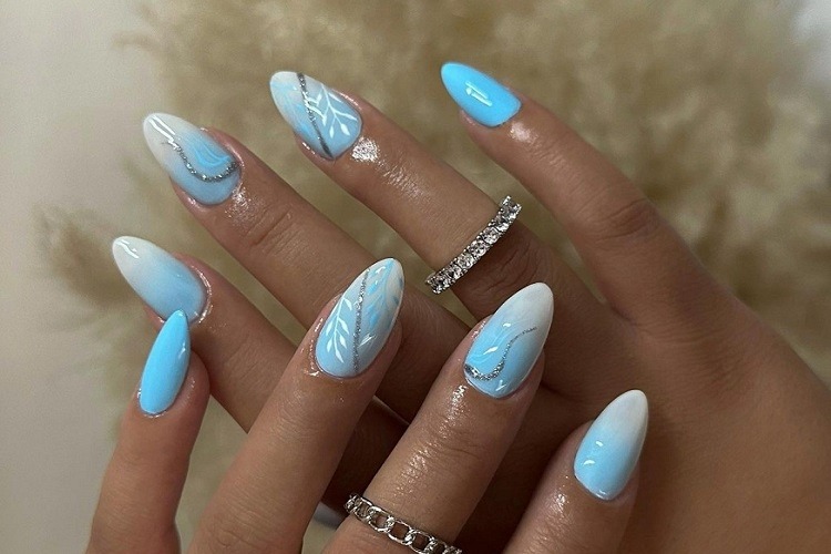 baby blue nail polish colors ideas 2023 august