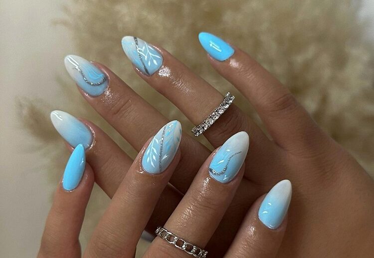 baby blue nail polish colors ideas 2023 august