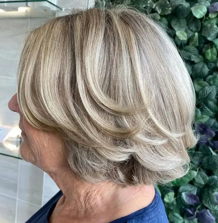bob hairstyles for over 60s fine hair layered bob hairstyles for over 60