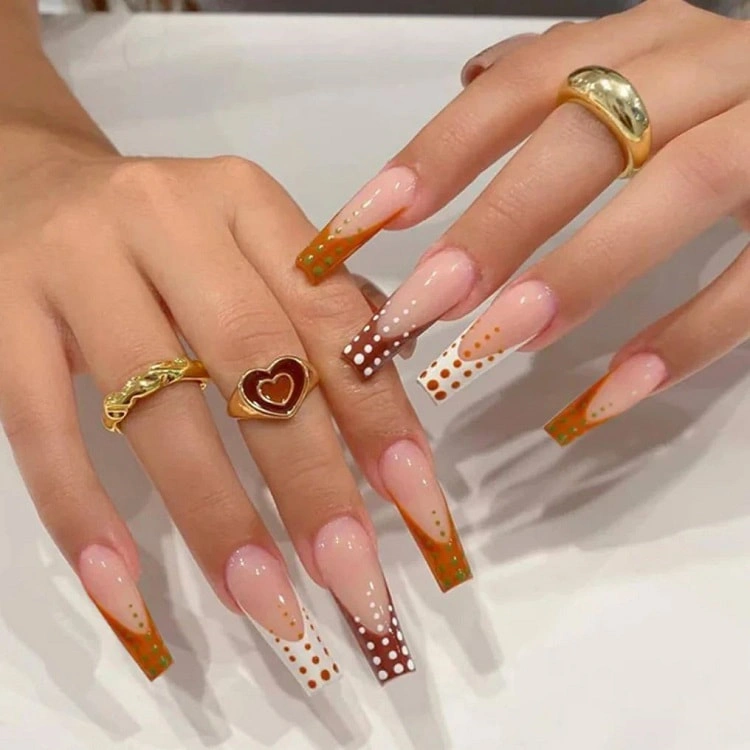Fall in Love with 20 Fabulous Fall Coffin Nails Designs This 2023