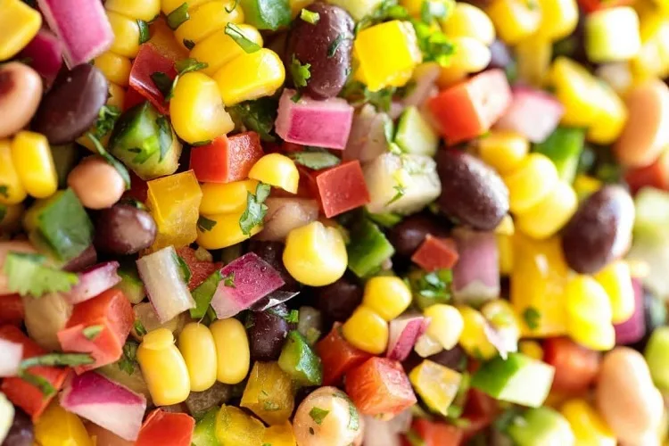 corn and beans salad vegan tacos recipe 2023 summer