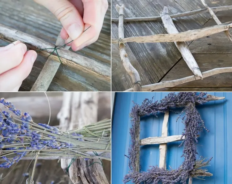 craft with lavender for door things to make with dried lavender