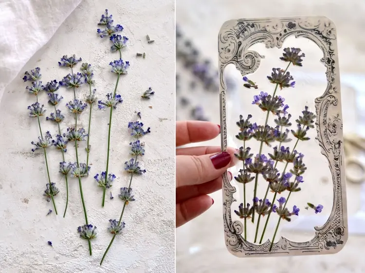 crafts with dried lavender lavender bookmark craft