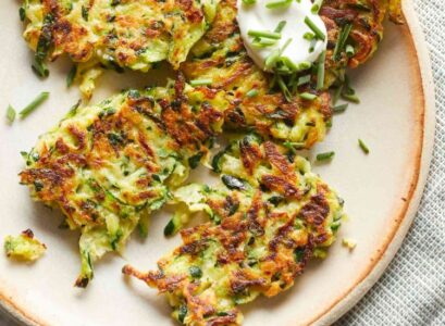 crispy zucchini fritters