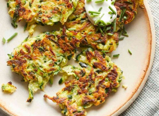 crispy zucchini fritters