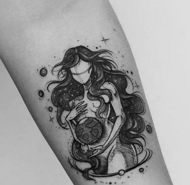 cute tattoos for virgo females 2023