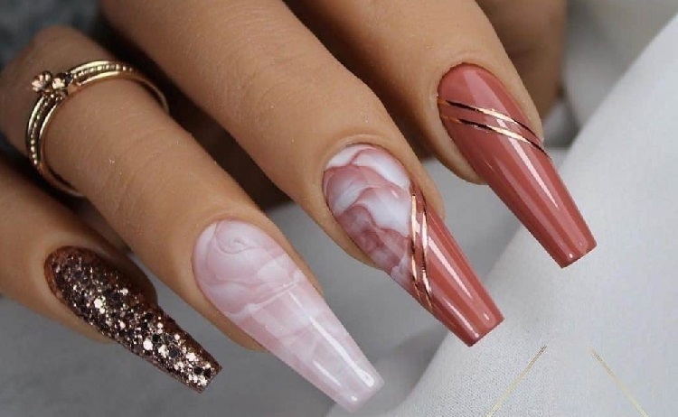 fall coffin nails 2023 fall coffin nails designs