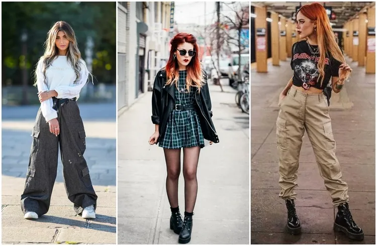 grunge back to school outfits fall 2023 ideas