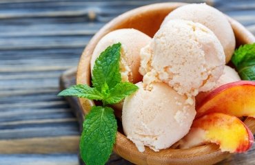 healthy peach ice cream august 2023 recipe