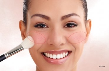 how to apply blush round face tips tricks zoning technique high cheeks