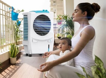 how to clean air coolers with water vinegar or water hydrogen peroxide solution