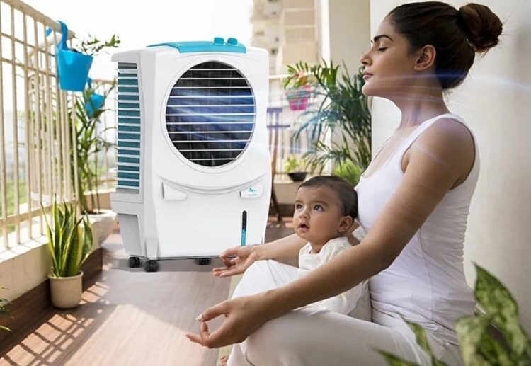 how to clean air coolers with water vinegar or water hydrogen peroxide solution