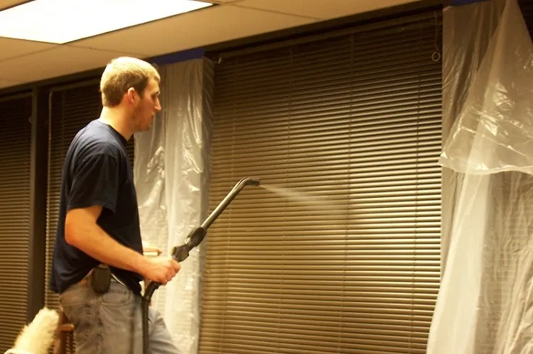 how to clean day and night window blinds with a hose