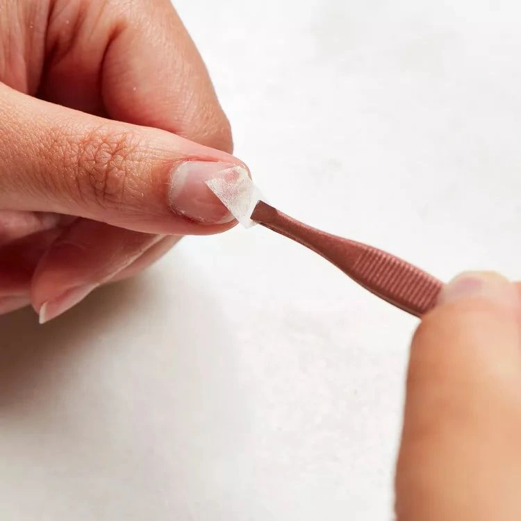 how to fix a broken nail in the middle fixing broken nail with tea bag hack