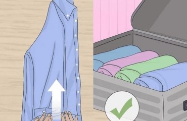 how to fold shirts for packing roll it after som fold