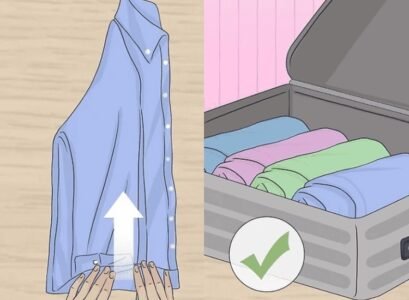 how to fold shirts for packing roll it after som fold
