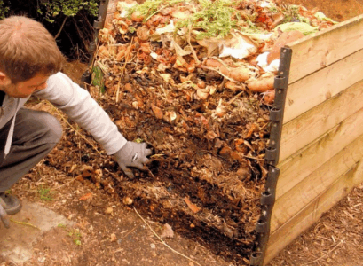 how to make compost without a composter from make a vessel from three palletes
