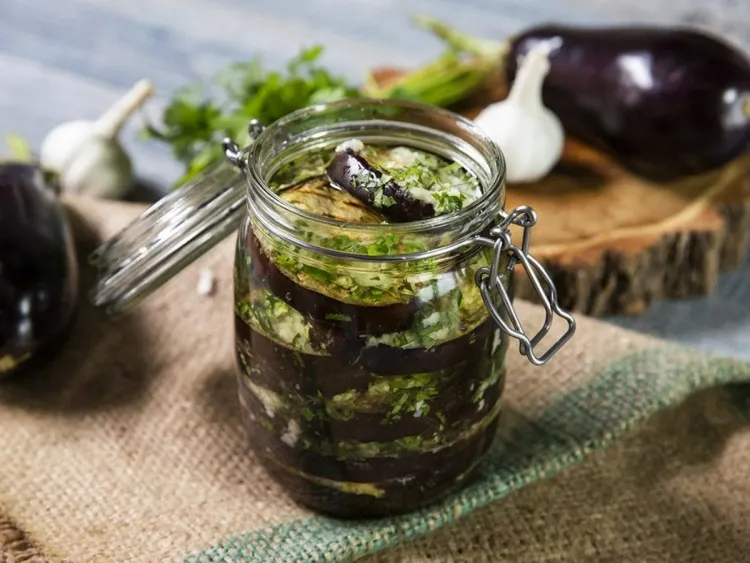 how to preserve eggplants in jars marinated grilled eggplants recipe