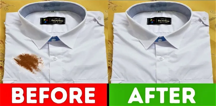 how to remove rust marks from clothes