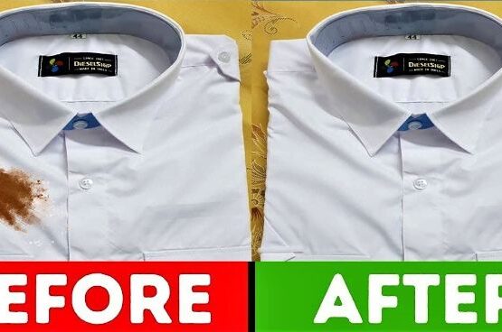how to remove rust stains from clothes at home