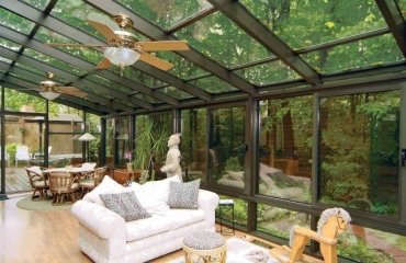 ideas for glass enclosed patio