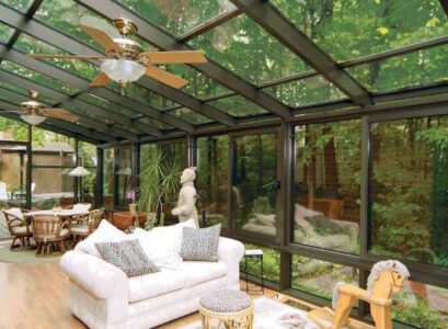 ideas for glass enclosed patio