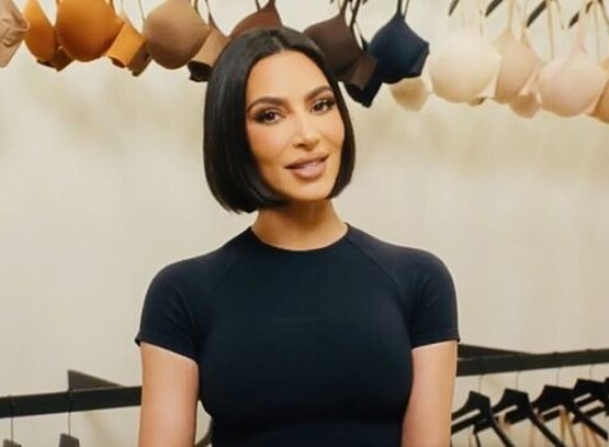kim kardashian new bob hairstyle skims campaign august 2023